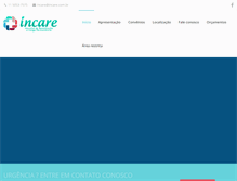 Tablet Screenshot of incare.com.br